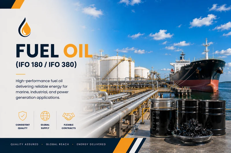 Fuel oil IFO 180 and IFO 380 product banner