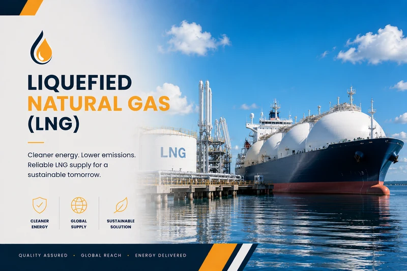 Liquefied natural gas product banner